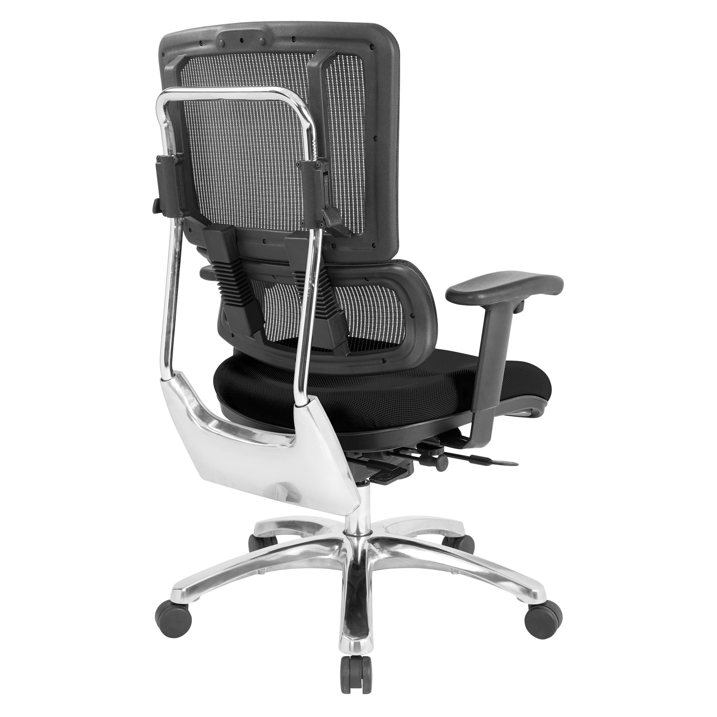 Vertical Black Mesh Back Chair